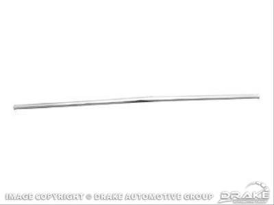 Scott Drake Hood Moldings C9ZZ-16856-A Moldings, Aluminum, Polished, Ford, Each