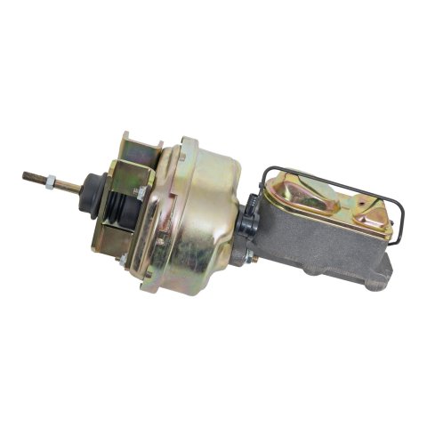 Scott Drake Power Brake Conversion Kits PBC-A1 Master Cylinder, Conversion, Dual Bowl Design, Cast Iron, Natural, Reservoir, Booster, Ford, Kit thumbnail 1