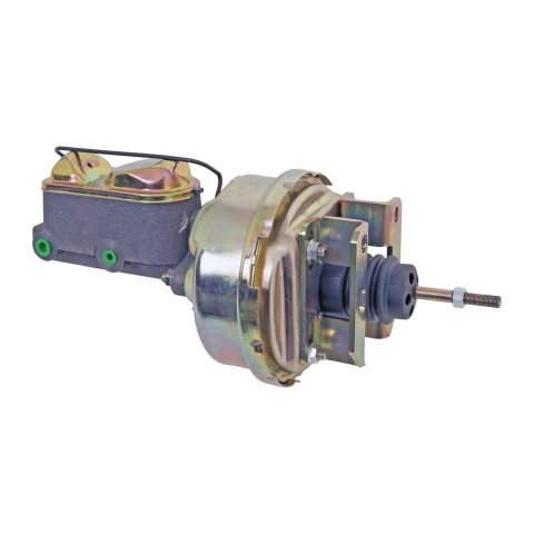 Scott Drake Power Brake Conversion Kits PBC-A1 Master Cylinder, Conversion, Dual Bowl Design, Cast Iron, Natural, Reservoir, Booster, Ford, Kit thumbnail 2