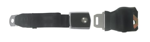 Scott Drake Concours Seat Belts SB-BK-68-CR Belts, Reproduction, Lap Belt, Black, Ford, Each