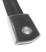 Scott Drake Concours Seat Belts SB-BK-68-CR Belts, Reproduction, Lap Belt, Black, Ford, Each thumbnail 2