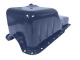 Scott Drake Oil Pans C5AZ-6675-BL Pans, Stock Style, Front Wet Sump, 5.00 qt. Capacity, Steel, Blue, Ford, 4.3L, 4.7L, 5.0L, Each thumbnail 1