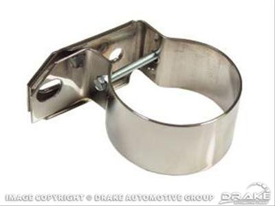 Scott Drake Ignition Coil Brackets C4DZ-12043-S Bracket, Round, Stainless Steel, Polished, Each