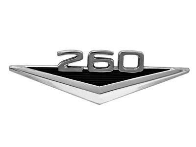 Scott Drake Emblems C4DZ-16228-C Emblem, Replacement, Fender Location, Chrome, 260 Logo, Ford, Each