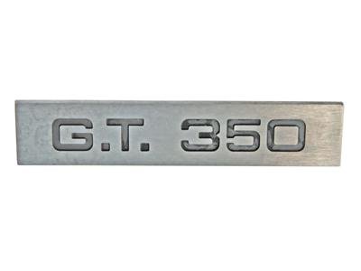 Scott Drake Emblems S1MS-16098-A Emblem, Taillight Panel, Chrome/Black, GT 350 Logo, Ford, Each
