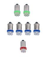 Scott Drake Instrument Panel LED Lights SD-66-GA-BL Light Bulbs, Lights, Blue, Ford, Set of 5 thumbnail 3