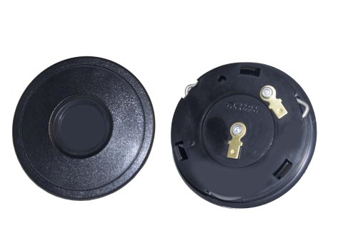 Scott Drake Horn Buttons S1MS-3623-A Button, Plastic, Black, Corso Feroce, Ford, Each