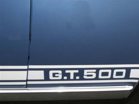 Scott Drake Shelby Stripe Kits S7MS-16224-A Body Graphics, GT-500 Stripes, Vinyl, Black, Ford, Kit