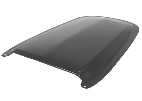 Scott Drake Hood Scoops for 1965-1966 MUSTANG - S1MS-16025-M Scoop, Bond-on, Steel, 29.25 in. Length x 15.50 in. Wide, Black Primer, Ford, Each