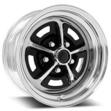 Scott Drake Magnum 500 Wheels 15x8 Wheel, 500, 15 in. x 8.00 in., Steel, Chrome, 5 x 4 1/2 in. Bolt Circle, 4.50 in. Backspace, Each thumbnail 2