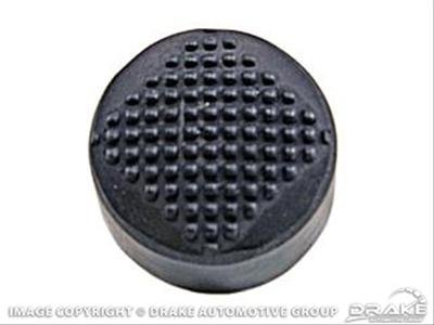 Scott Drake Headlamp Dimmer Switch Covers C5ZZ-13533 Cover, Rubber, Black, Ford, Each