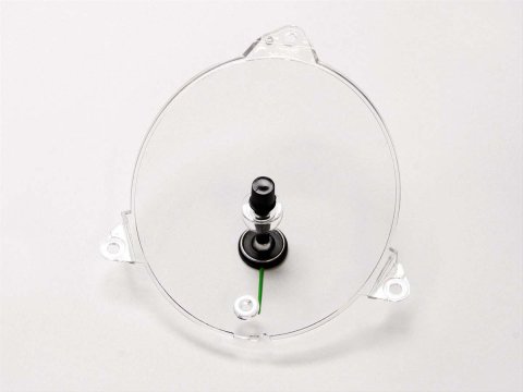 Scott Drake Gauge Lenses C9ZZ-15000 1969-70 Mustang Clock Lens (Deluxe, w/ pointer)