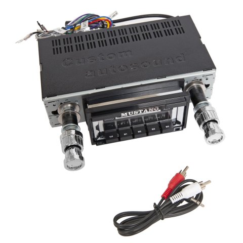 Scott Drake Custom Autosound USA-230 Radios for 1967-1973 MUSTANG - USA-230-7C Automotive Radios, USA-230, AM/FM, Auxiliary Input, Ford, Each