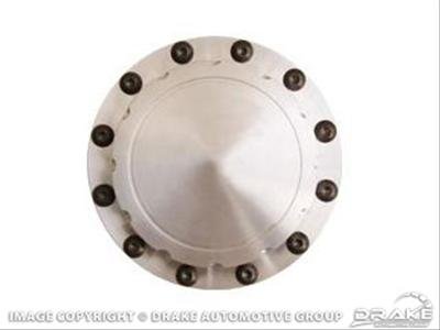 Scott Drake Fuel Tank Caps B-9030-P Cap, Aluminum, Polished, Ford, Each