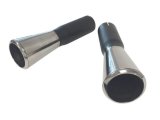 Scott Drake Max-Flow Round, Polished 2 Inch Exhaust Tip C5ZZ-5255-FF Tip, Max-Flow, in. Inlet Diameter, 2.25 in. Outlet, Clamp-On, Ford, Pair thumbnail 2
