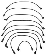 Scott Drake Concours Spark Plug Wire Sets C5OZ-12259-B Wires, Concours, Assembled, Spiral Core, Black, Ford, 260, 289, Set thumbnail 1