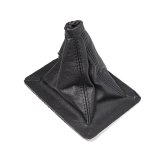 Scott Drake Manual Shifter Boots C9ZZ-7277-L Boot, Manual, Rectangle Base, Leather, Black, Ford, Each thumbnail 1