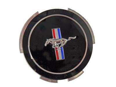 Scott Drake Wheel Center Cap Emblems C6ZZ-11C30 Emblem, Hub Cap, Red/White/Blue/Black, Running Pony Logo, Ford, Each