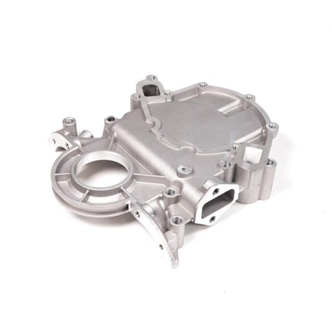 Scott Drake Timing Chain Covers C5OZ-6019-B Cover, One-piece, Aluminum, Natural, Ford, Each