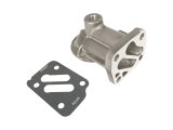 Scott Drake Oil Filter Adapters C8AZ-6881-A Adapter, Right Angle Adapter Style, 3/4 in.-16 Nipple Thread, Aluminum, Natural, Ford, Mercury, Each thumbnail 3