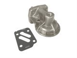 Scott Drake Oil Filter Adapters C8AZ-6881-A Adapter, Right Angle Adapter Style, 3/4 in.-16 Nipple Thread, Aluminum, Natural, Ford, Mercury, Each thumbnail 5
