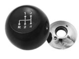 Scott Drake Original Manual Shift Knobs C5ZZ-7213-A Transmission Knob, Manual, 4-speed, Round, Plastic, Black, Ford, Each thumbnail 2