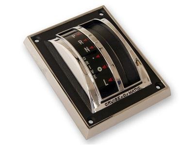 Scott Drake Mustang Automatic Transmission Shifter Covers C5ZZ-7D394 Cover, Zinc, Chrome, Ford, Each