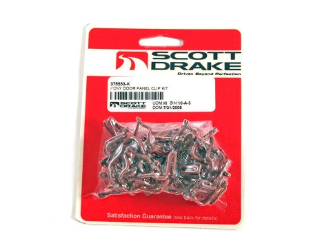 Scott Drake Door Panel Clips for 1965-1966 MUSTANG - 375553-K Clips, Panel, Ford, Set of 30 thumbnail 1