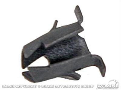 Scott Drake Emblem Barrel Clips 378362-S Fastener, Clip, Nylon, Black, Ford, Set of 100