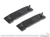 Scott Drake Radiator Mounting Insulators C7OZ-8124-A Insulators, Upper, Rubber, Black, Ford, Pair thumbnail 1