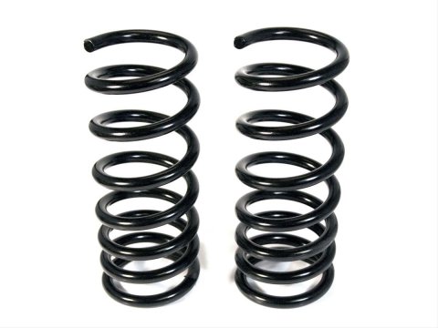 Scott Drake Progressive Rate Coil Springs C5ZZ-5310-PR Springs, Type, Front, Rate, Black Powdercoated, Ford, Pair