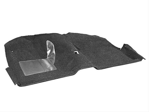 Scott Drake Mustang Replacement Carpet Sets CAR65-CP-BK Carpet, Complete, Loop, Black, Ford, Coupe, Set