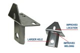 Scott Drake Power Steering Drop Brackets DBPP-10961-A Bracket, Lower Style, Steel, Natural, Ford, Each thumbnail 1