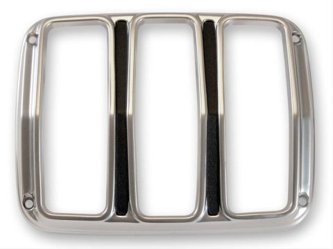Scott Drake Replacement Taillight Components C5ZZ-13489-S Bezels, Show Quality Type, Satin Finish, Ford, Pair
