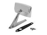 Scott Drake Replacement Outside Mirrors C7AZ-17696-A Mirror, Chrome, Rectangular, Manual, Ford, Each thumbnail 1