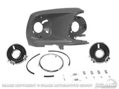 Scott Drake Headlamp Bucket Assemblies C9ZZ-16018-R Assembly, Passenger Side, Ford, Kit