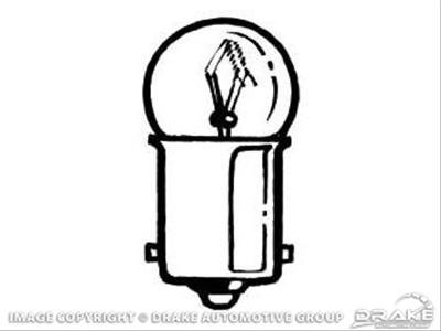 Scott Drake Replacement Light Bulbs 631 Bulb, Replacement, Instrument Cluster Position, 631, Incandescent, Clear, Ford, Each