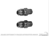Scott Drake Transmission Oil Cooler Fittings for 1967-1973 MUSTANG - MOCF01 Fittings, Brass, Natural, Ford, Pair thumbnail 2