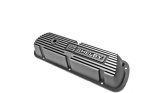 Scott Drake Classic Aluminum Valve Covers 6A582-S Covers, Classic, Shelby Top Style, Black Wrinkle, Ford, Small Block Windsor, Pair thumbnail 2