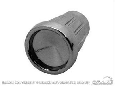 Scott Drake Replacement Dash Control Knobs C4AZ-17513-A Knob, Wiper Type, Chrome, Ford, Each