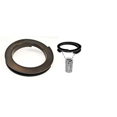 Scott Drake Coil Spring Insulators C4DZ-5415-AR Insulator, Front Upper, Rubber, Black, 0.125 in. Height, Ford, Mercury, Each