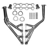 Scott Drake Headers C5ZZ-9430-SS Headers, Tri-Y, Stainless Steel, Natural, 2.50 in. Collector, Ford, 260, 289, 302, Pair thumbnail 2