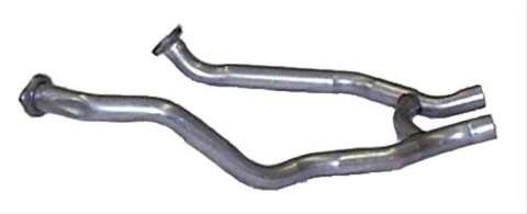 Scott Drake H-Pipes C9ZZ-5246-F Exhaust Crossover Pipe, H-Pipe, 2.25 in. Diameter, Steel, Aluminized, Requires Factory Spacer, Ford, Mustang, 428CJ Each