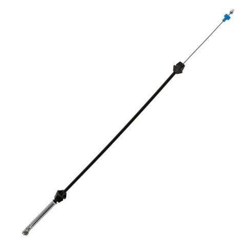 Scott Drake Accelerator Cables C9ZZ-9A758-E Cable, Braided Stainless Wire, Black Plastic Jacket, Ford, Each