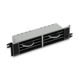 Scott Drake Air Conditioner Registers C7ZZ-19893-C Register, Rectangular, In-dash, Center, Plastic, Black/Chrome, Ford, Each thumbnail 1