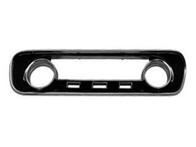 Scott Drake Instrument Panels C5ZZ-10838-A Panel, In-dash, Plastic, Black and Chrome, Ford, Each