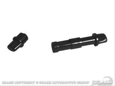 Scott Drake Automatic Transmission Shifter Replacement Parts C5ZZ-7C488-C Parts, Button, Injection Molded Plastic, Black, Ford, Mustang, Each