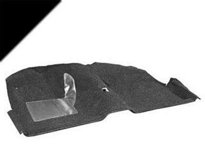 Scott Drake Mustang Replacement Carpet Sets CAR65-FB-BK Carpet, Front Passenger Area, Loop, Black, Ford, Fastback, Set