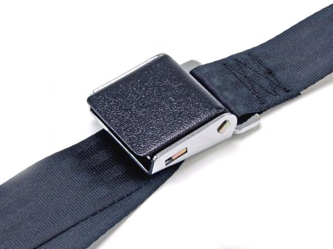 Scott Drake Black Wrinkle Seat Belts SB-BK-DLX Belts, Lap, Wrinkle, Ford, Each