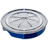 Scott Drake Mustang 390 GT High Performance Air Cleaners C7ZZ-9600-E Cleaner, Round, Chrome Lid, Blue Base, Performance, Without CA Tube, Ford, Each thumbnail 1